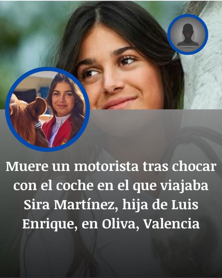 Muere un motorista tras chocar con el coche en el que viajaba Sira Martínez en Oliva