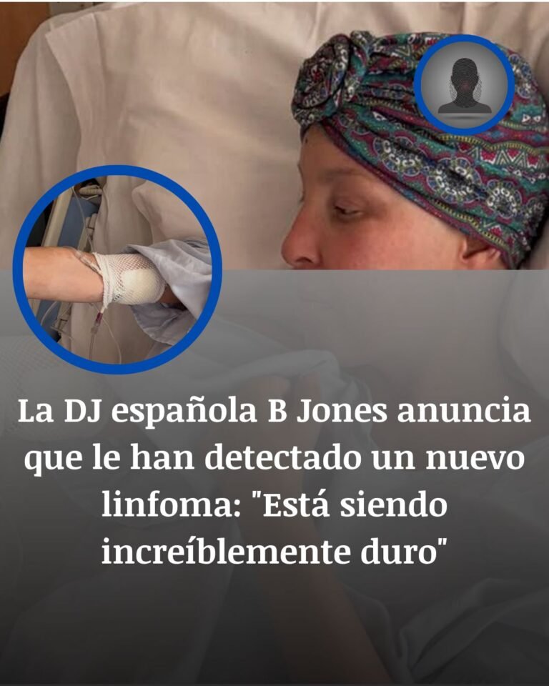 B Jones vuelve a enfrentarse al cáncer tras un nuevo linfoma en la cabeza