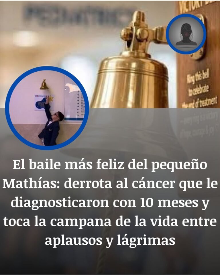 Mathías toca la campana tras superar una leucemia que le diagnosticaron con 10 meses