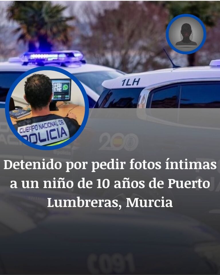 Detenido en Valladolid tras pedir imágenes íntimas a un niño de 10 años de Puerto Lumbreras