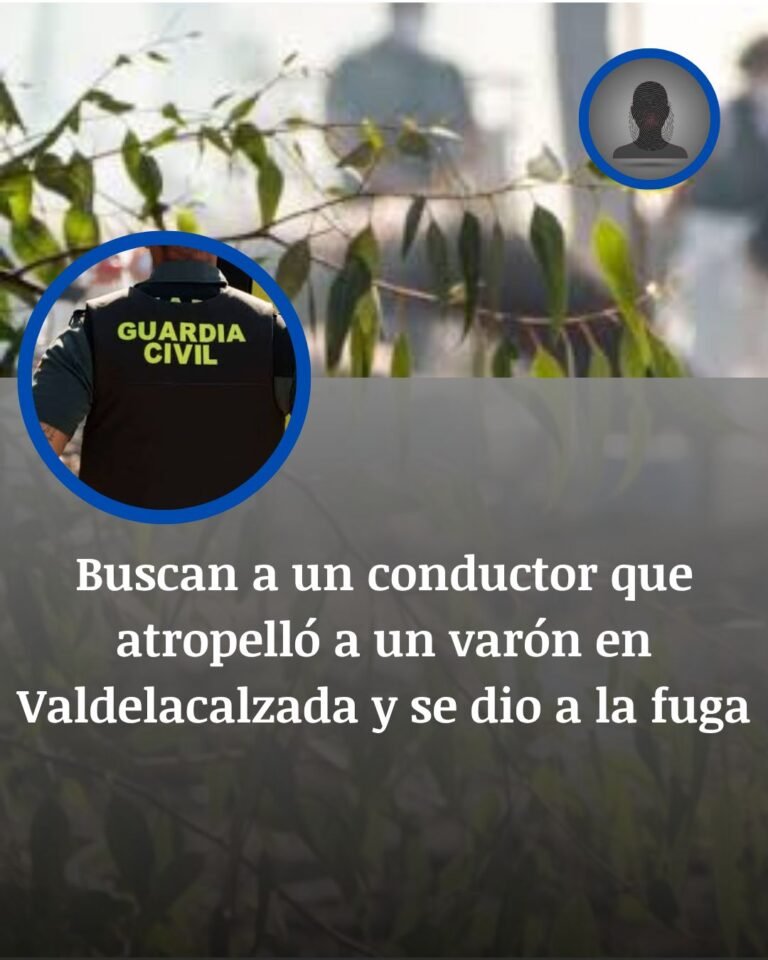 Valdelacalzada busca al conductor que atropelló a un hombre y huyó