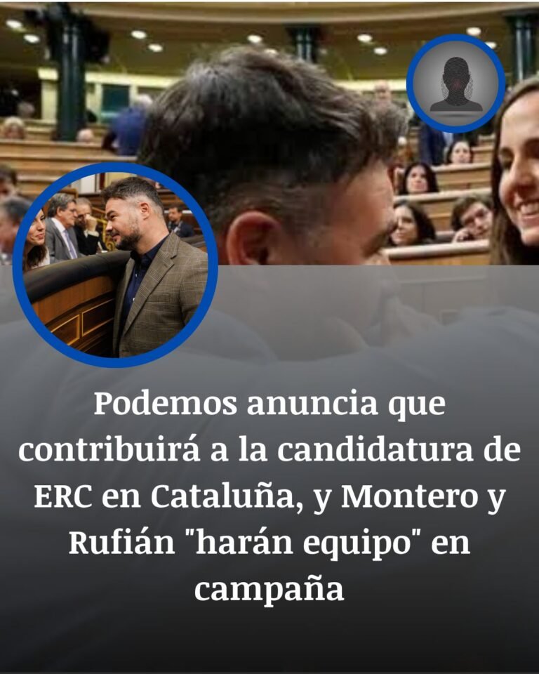 Podemos y ERC sellan su colaboración electoral en Cataluña con Montero y Rufián en campaña