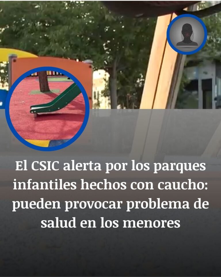 El caucho de los parques infantiles, bajo alerta por posibles riesgos para la salud