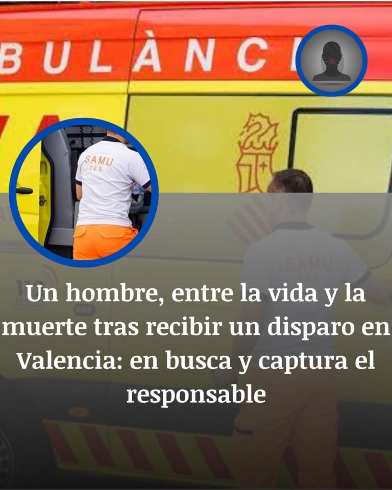 Un herido crítico tras un tiro en la avenida de les Corts Valencianes