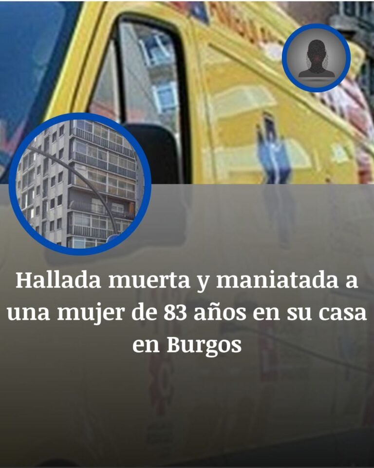 Burgos: una mujer de 83 años aparece atada y sin vida en su casa de Gamonal
