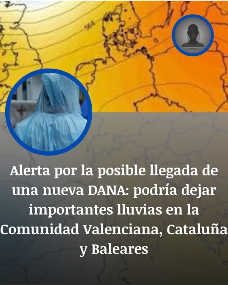Una DANA amenaza el Mediterráneo: lluvias intensas y un brusco giro del tiempo este fin de semana