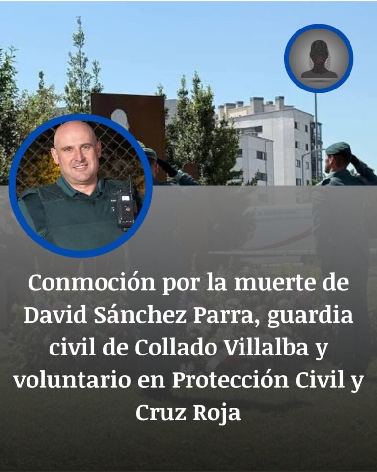 Collado Villalba despide a David Sánchez Parra, guardia civil y voluntario de emergencias