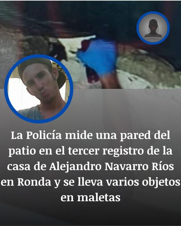 Ronda: la Policía mide una pared y retira objetos en un tercer registro por Alejandro Navarro