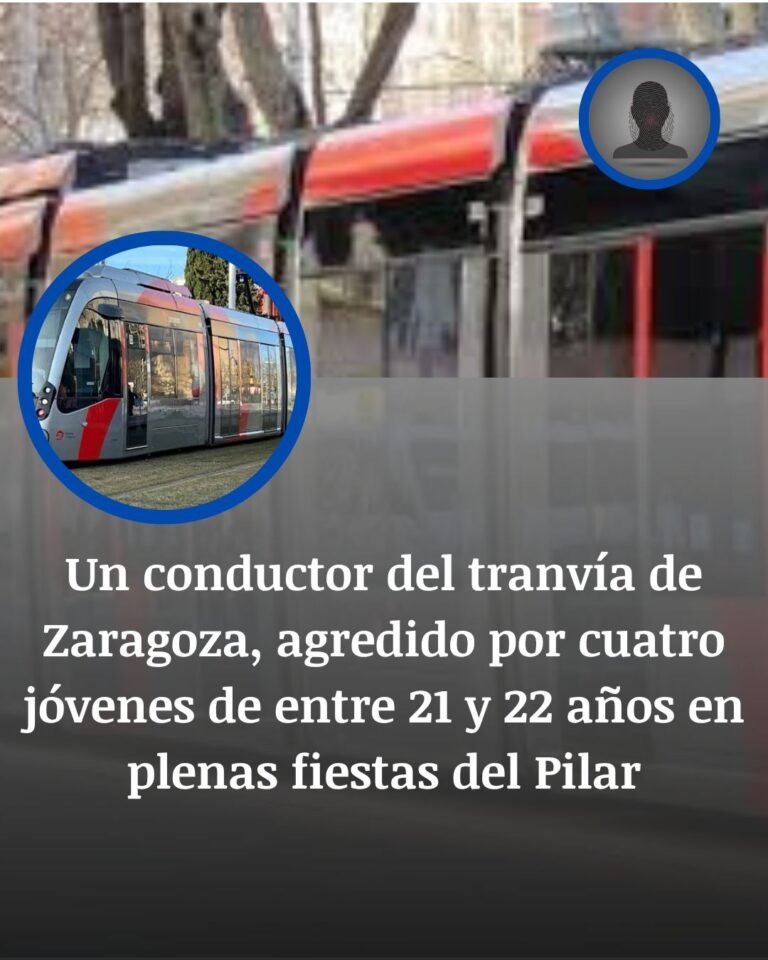 Agresión a un conductor del tranvía de Zaragoza durante las fiestas del Pilar