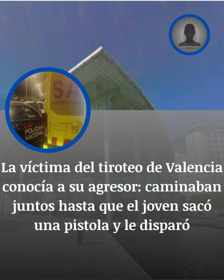Tiroteo en Valencia: la víctima y el agresor caminaban juntos antes del disparo