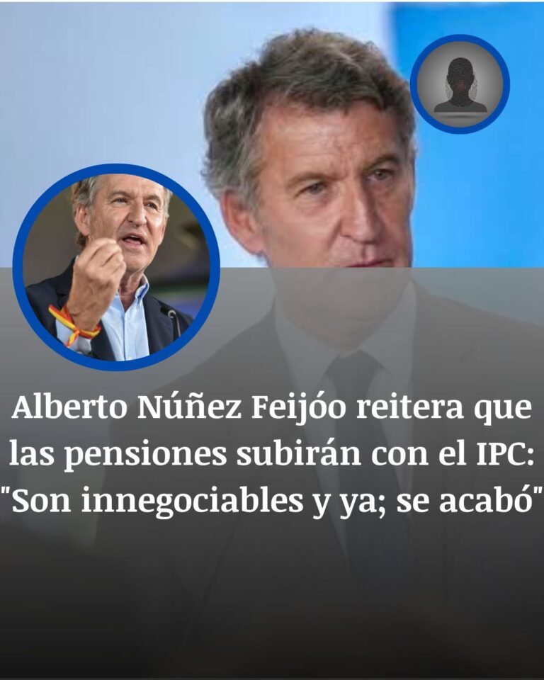 Feijóo promete blindar la subida de las pensiones con el IPC si gobierna