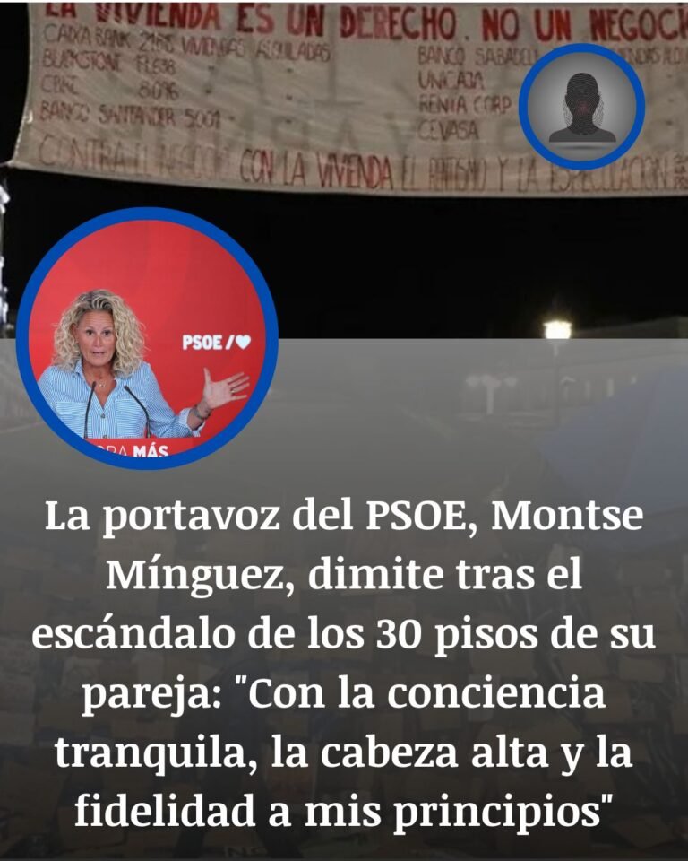 Montse Mínguez dimite del PSOE tras la polémica por los negocios inmobiliarios de su pareja