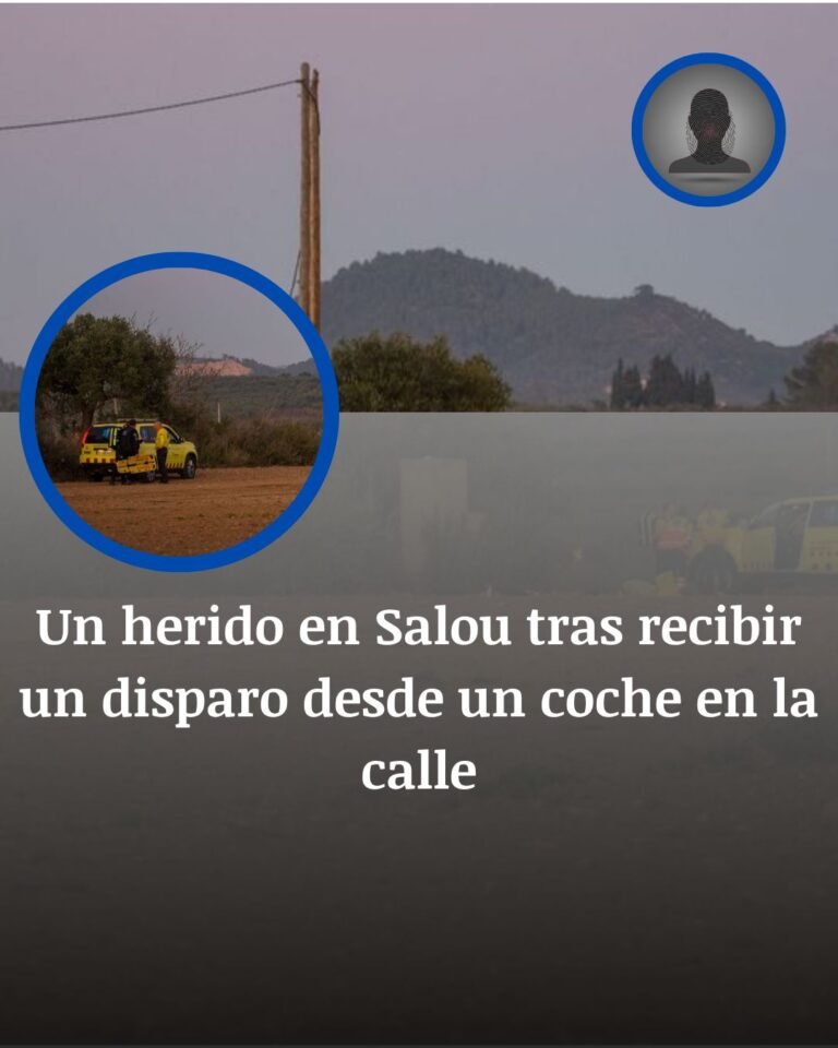 Salou: abren fuego desde un coche contra un peatón y escapan