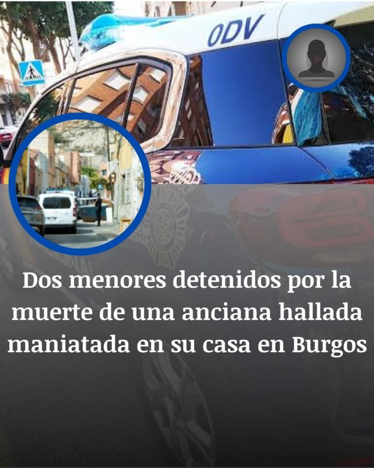 Burgos: dos menores detenidos por la muerte de una mujer de 83 años durante un presunto robo