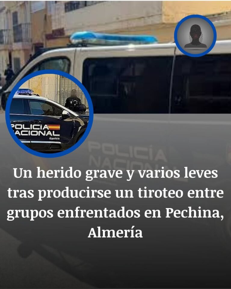 Pechina: un herido grave y varios leves tras un tiroteo entre grupos enfrentados