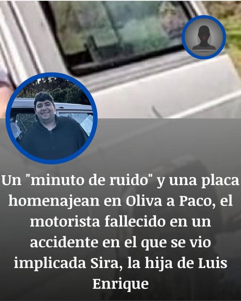 Oliva recuerda a Paco Parra con un minuto de ruido y una placa tras su muerte en la N-332