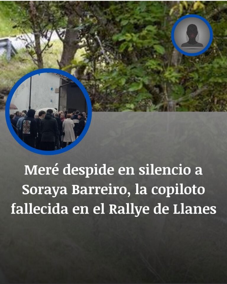 Meré despide en silencio a Soraya Barreiro, fallecida en el Rally Villa de Llanes