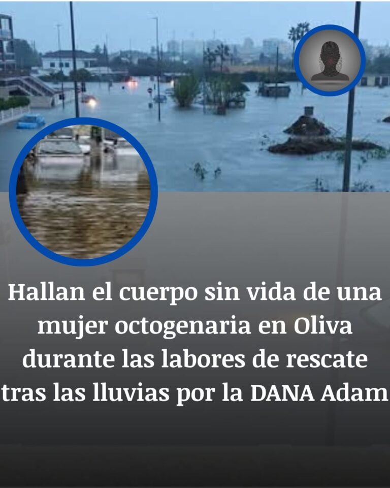 Oliva: el hallazgo de una mujer de 79 años eleva a tres las muertes durante la dana Adam