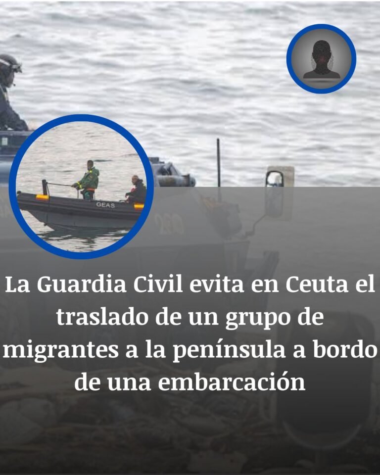 Ceuta: interceptada una embarcación preparada para trasladar migrantes a la península