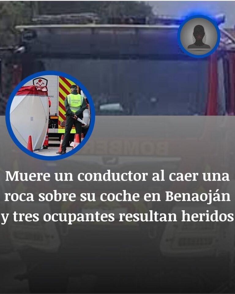 Una roca mata a un conductor en Benaoján: tres jóvenes resultan heridos en la MA-8400