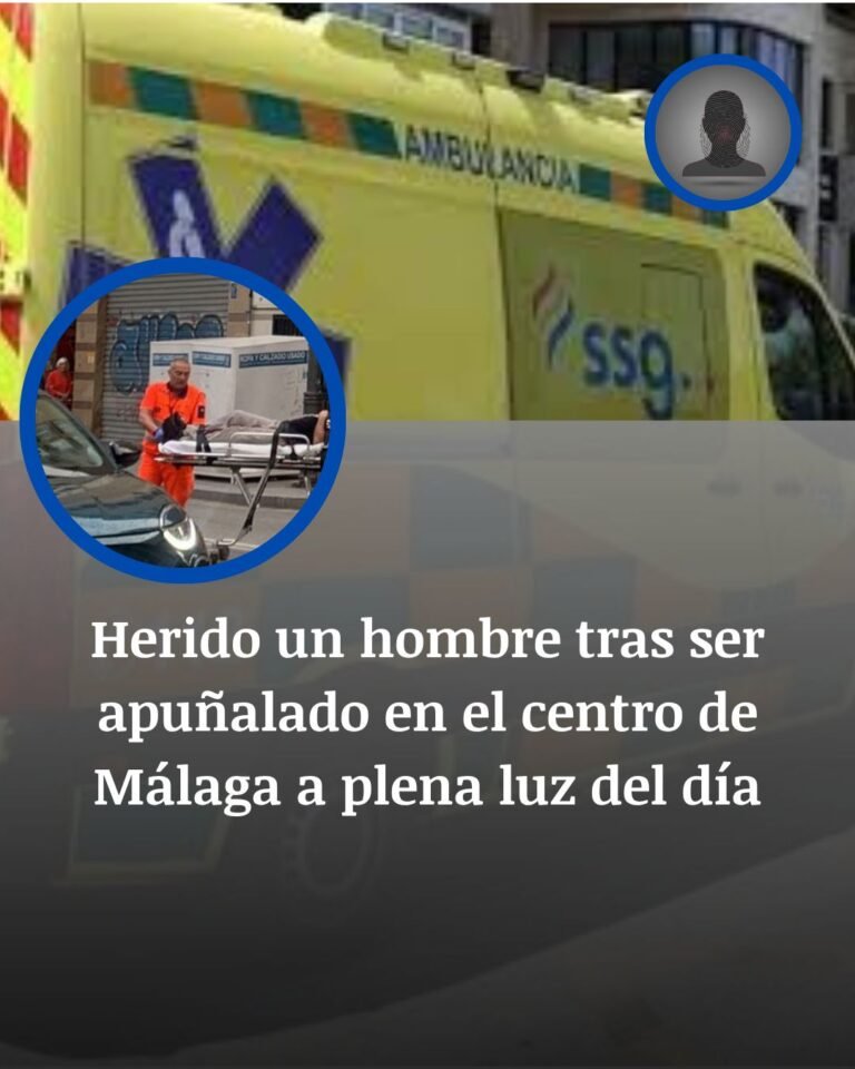 Apuñalan a un hombre en el centro de Málaga y el sospechoso es detenido