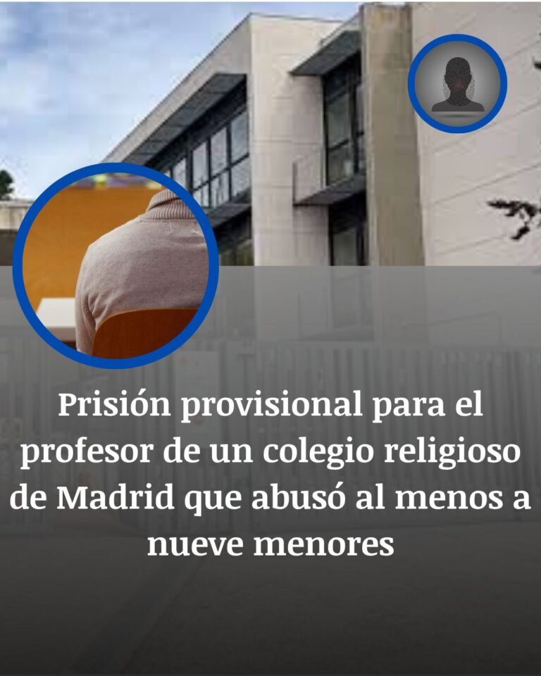 Madrid: un exdocente queda en prisión preventiva tras localizarse al menos nueve víctimas menores