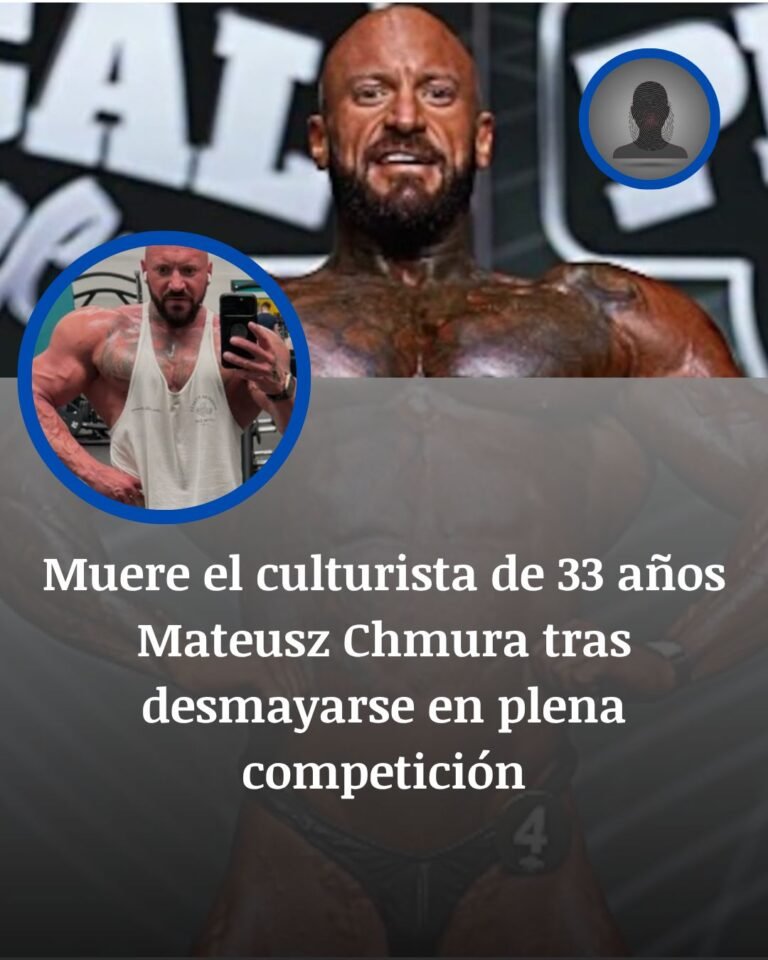Mateusz Chmura muere tras desplomarse durante una competición de culturismo en Telford