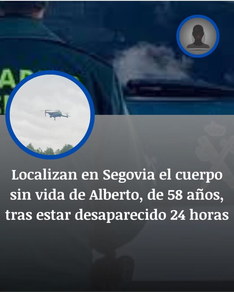 Segovia: hallan sin vida a Alberto Álvarez de Paz tras 24 horas desaparecido