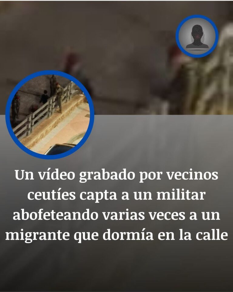 Vídeo en Ceuta: militares abofetean a un joven migrante que dormía en la calle