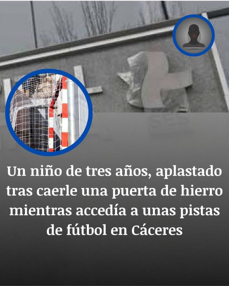 Cáceres: un niño de tres años, herido tras caerle una puerta de hierro
