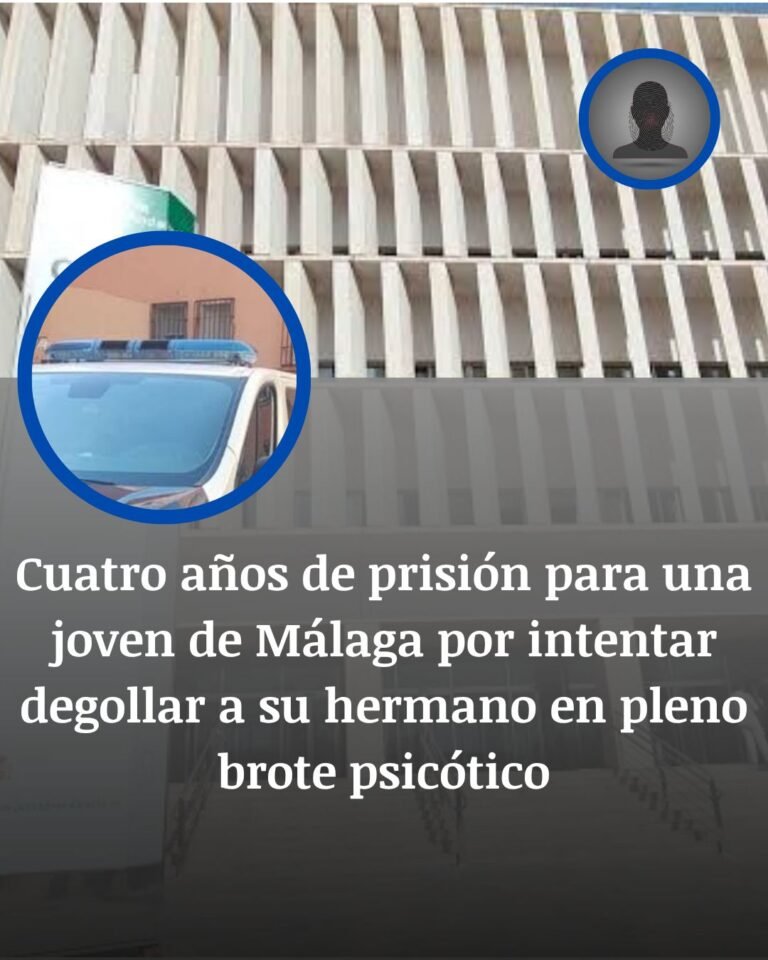 Málaga: condenada por intentar degollar a su hermano durante un brote psicótico