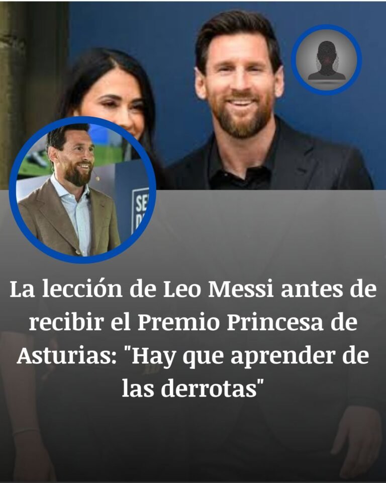Leo Messi deja en Oviedo una lección sobre las derrotas antes del Premio Princesa de Asturias