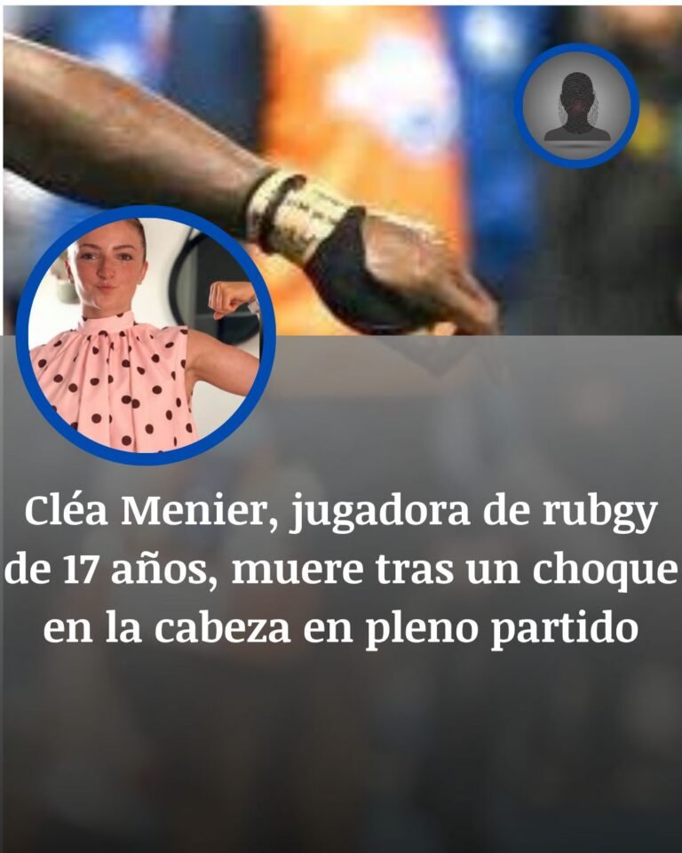 Cléa Menier muere a los 17 años tras un choque durante un partido de rugby en Francia