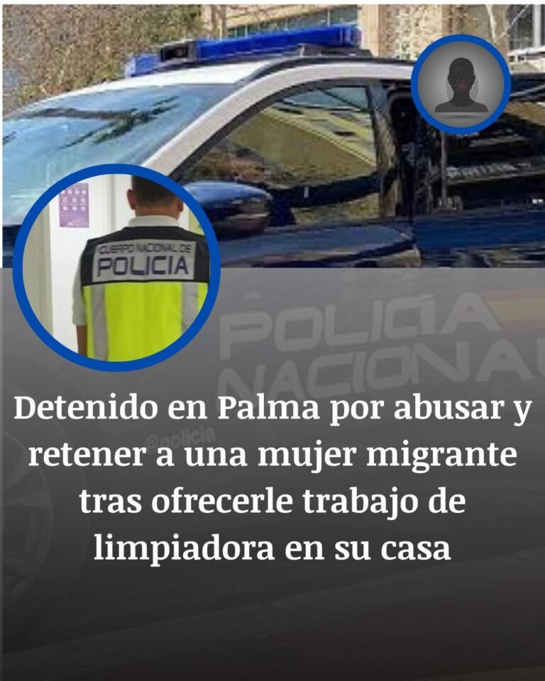 Palma: detenido tras ofrecer trabajo de limpieza y retener a una mujer