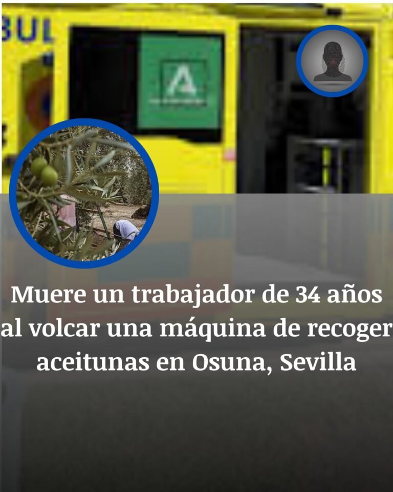 Muere un trabajador de 34 años tras volcar una máquina de recoger aceitunas en Osuna