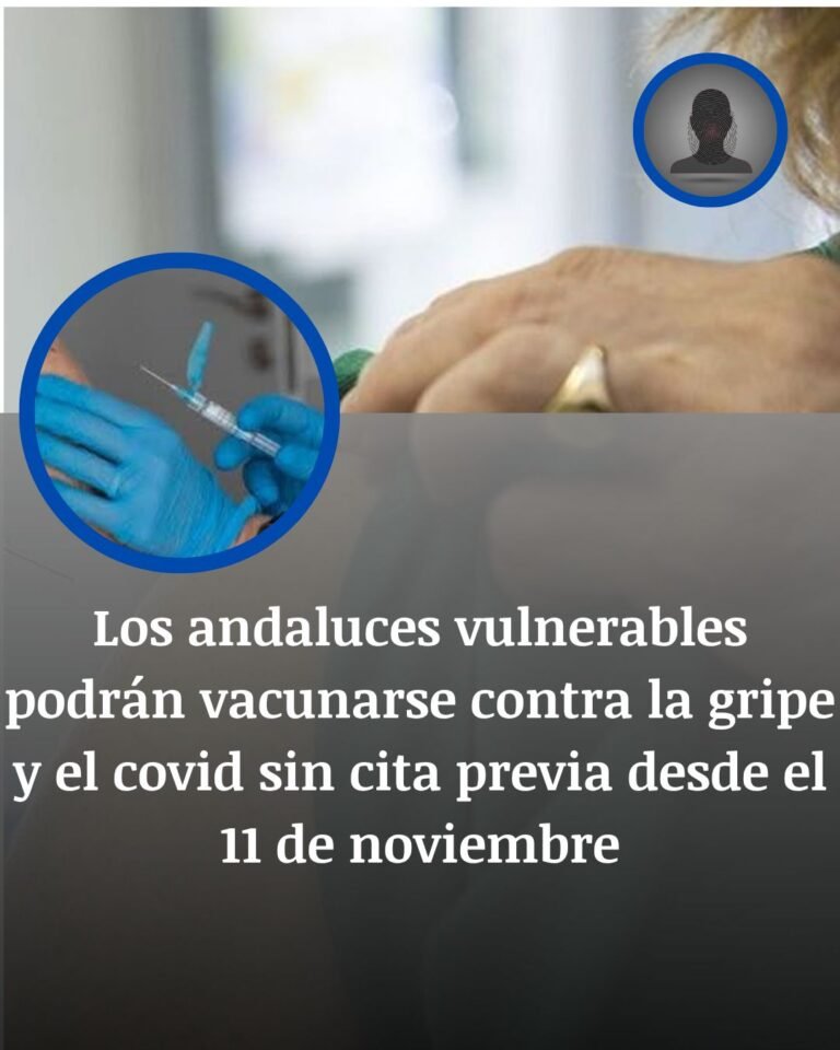 Andalucía abre la vacunación sin cita contra la gripe y la covid para los grupos vulnerables