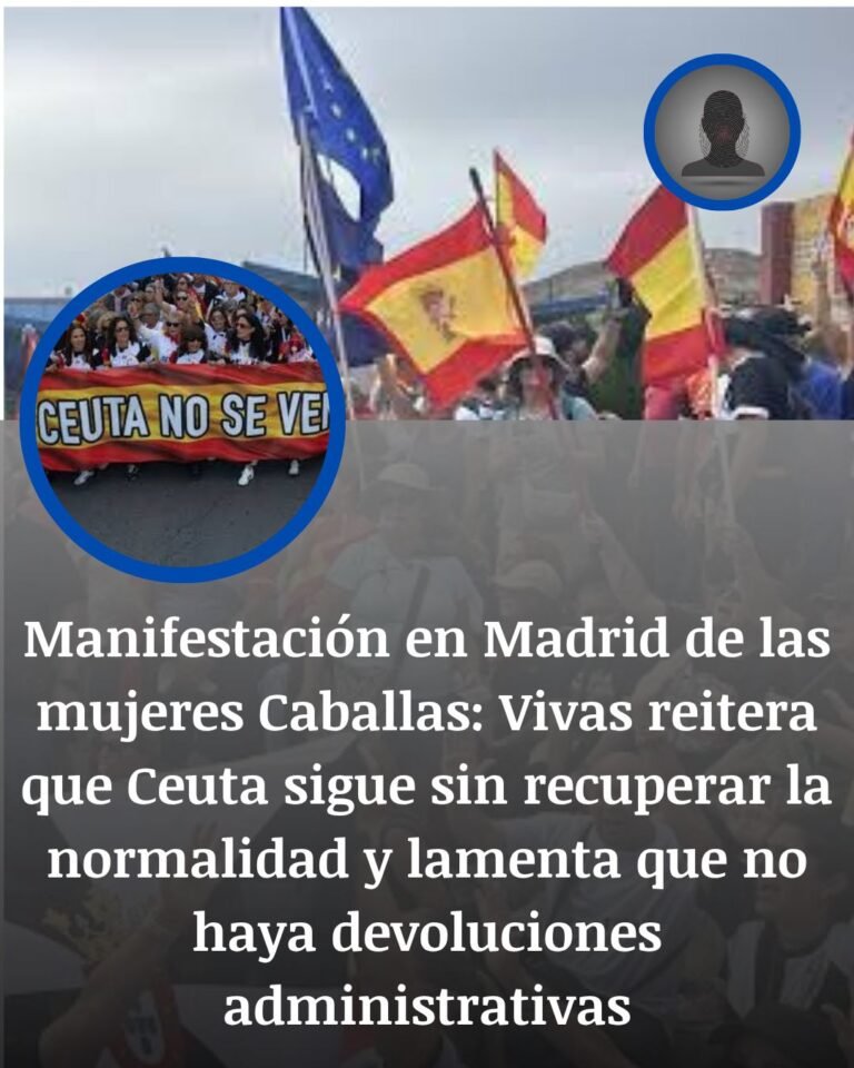 Ceuta se planta en Madrid: Vivas reclama recuperar la normalidad