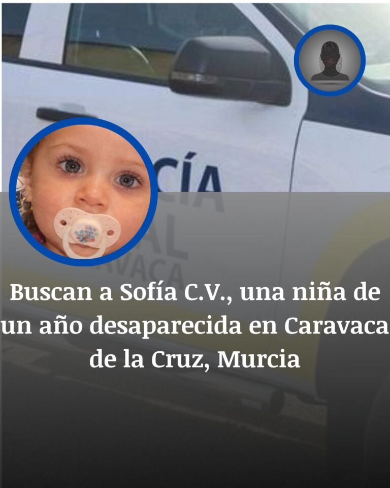 Buscan a Sofía C. V., una niña de un año desaparecida en Caravaca de la Cruz