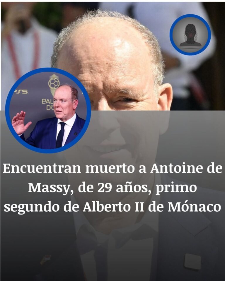 Hallan muerto a Antoine de Massy, primo segundo de Alberto II de Mónaco, a los 29 años