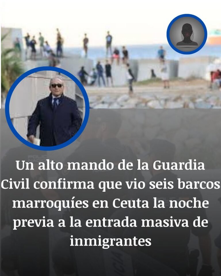 Ceuta: un mando de la Guardia Civil declara que vio seis barcos marroquíes antes de la entrada masiva
