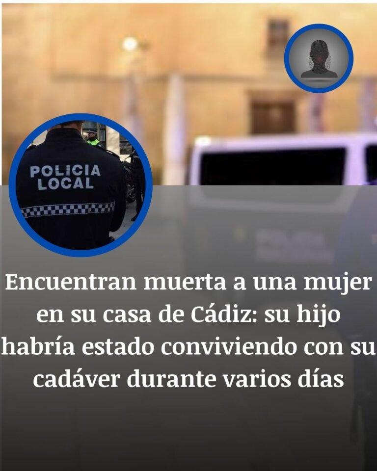 Hallan muerta a una mujer de 78 años en Cádiz: su hijo habría convivido con el cadáver