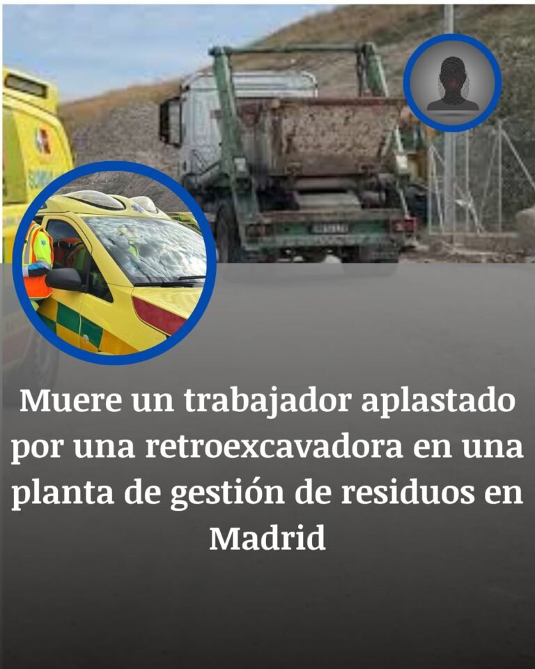 Muere un trabajador de 45 años aplastado por una retroexcavadora en Villa de Vallecas