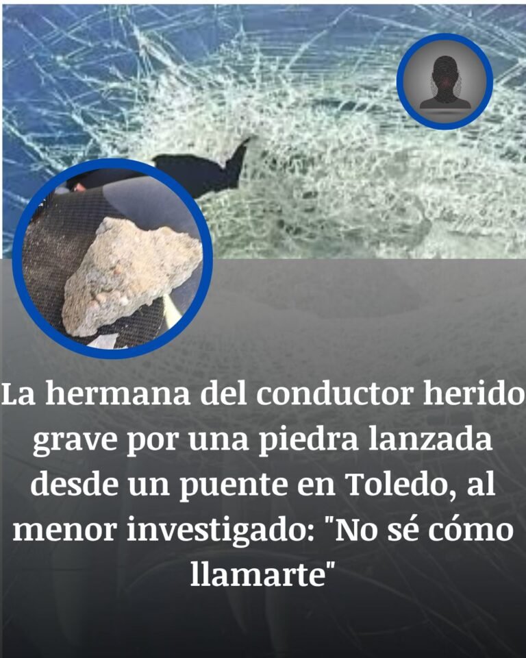 Yuncler: la hermana del conductor herido por una piedra reclama justicia