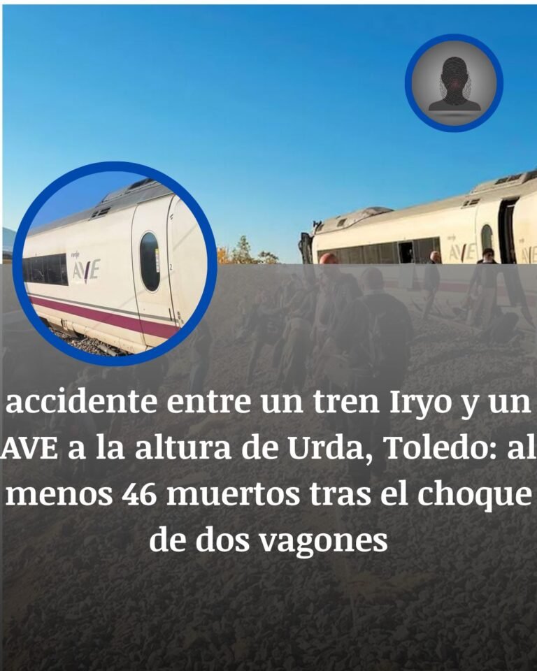 Choque entre un AVE y un Iryo en Urda: víctimas mortales y corte de la alta velocidad