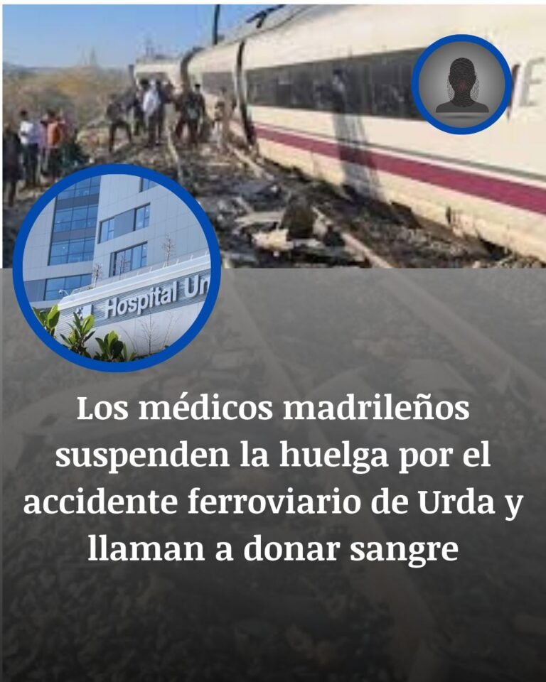 Los médicos de Madrid suspenden la huelga del 29 y 30 de octubre tras el accidente de Urda