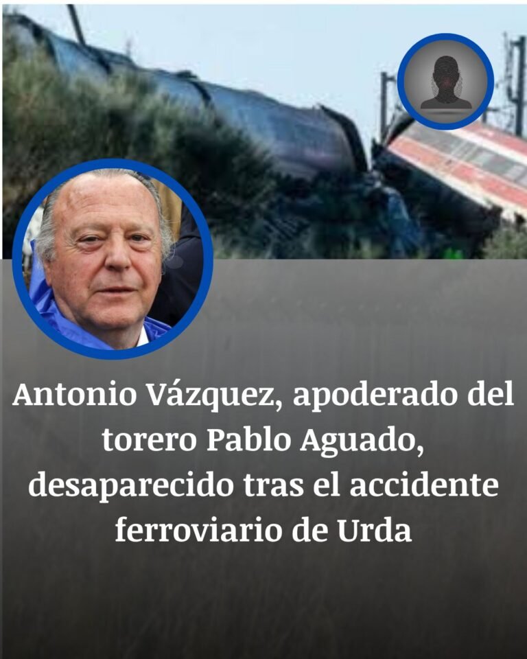 Antonio Vázquez, apoderado de Pablo Aguado, desaparecido tras el accidente de Urda