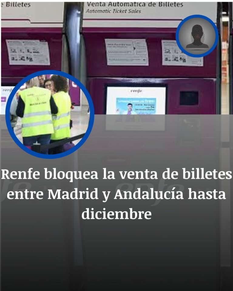 Renfe bloquea los billetes Madrid-Andalucía hasta diciembre y Ouigo suspende sus trenes tras Urda