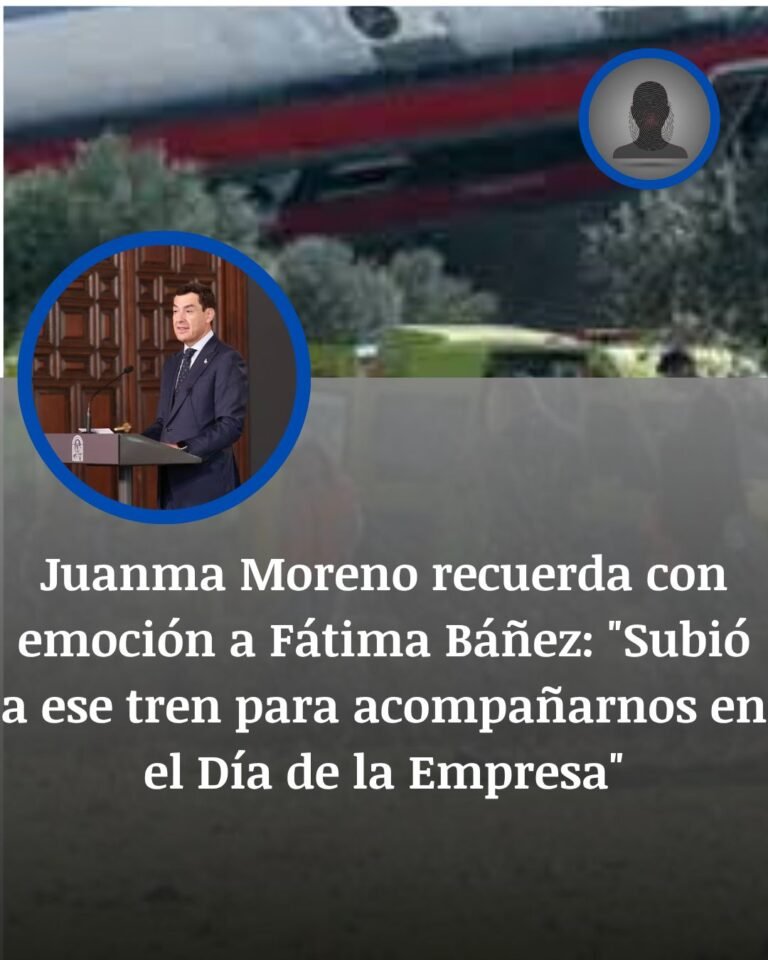 Juanma Moreno recuerda el viaje de Fátima Báñez a Sevilla tras el accidente de Urda