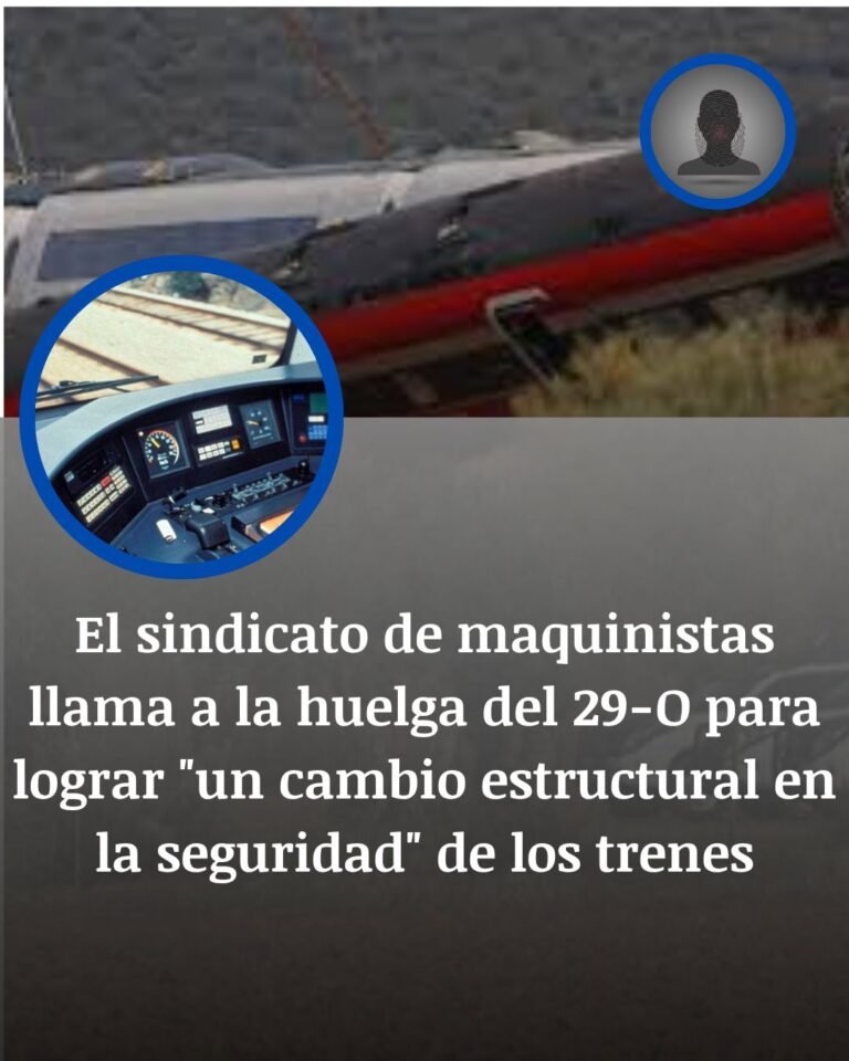SEMAF mantiene la huelga del 29 de octubre y exige cambios en la seguridad ferroviaria tras Urda