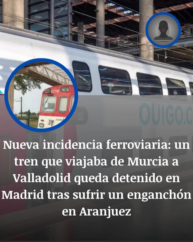 Un Ouigo Murcia-Valladolid queda detenido en un túnel de Aranjuez por un enganchón de catenaria